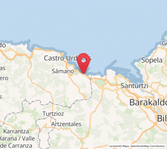 Map of Ontón, Cantabria