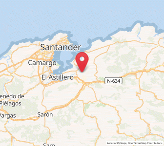 Map of Orejo, Cantabria