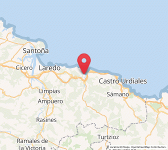 Map of Oriñón, Cantabria