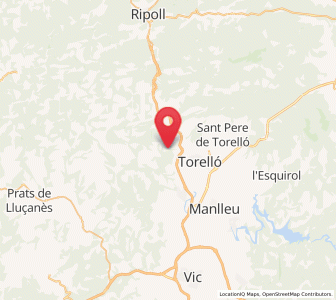 Map of Orís, Catalonia