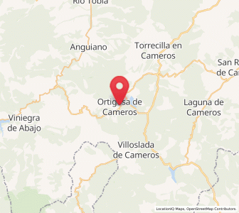 Map of Ortigosa, La Rioja