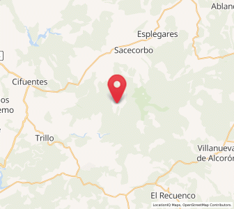 Map of Oter, Castille-La Mancha