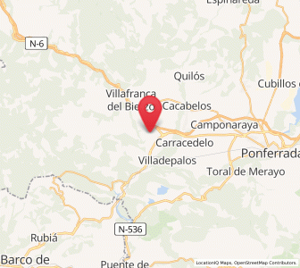 Map of Otero, Castille and León