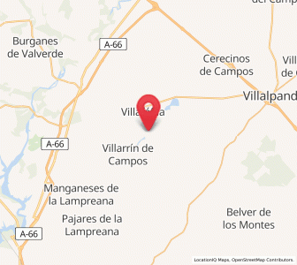 Map of Otero de Sariegos, Castille and León