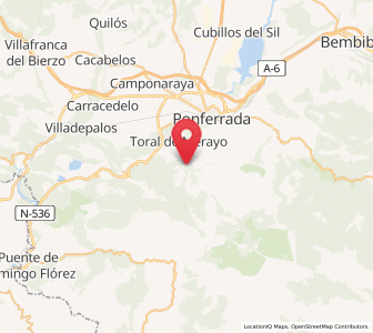 Map of Ozuela, Castille and León