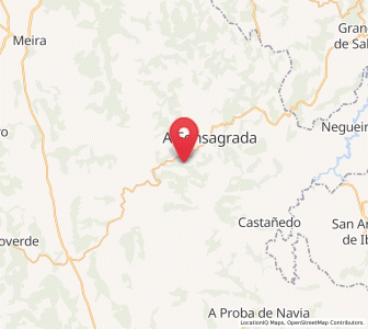 Map of Pacios de Rebolín, Galicia