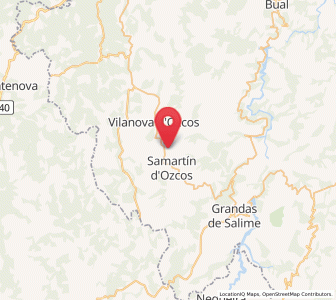Map of Pacios, Asturias