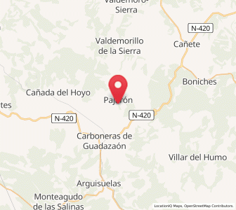 Map of Pajarón, Castille-La Mancha