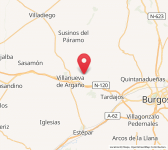 Map of Palacios de Benaver, Castille and León