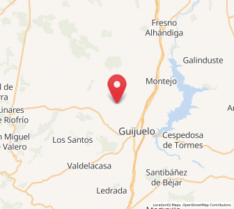 Map of Palacios de Salvatierra, Castille and León