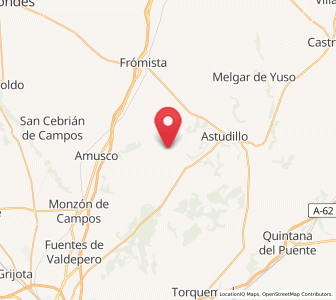 Map of Palacios del Alcor, Castille and León