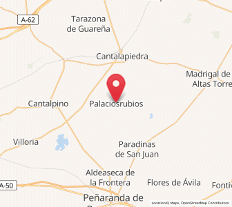 Map of Palaciosrubios, Castille and León