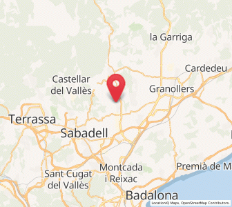 Map of Palau-solità i Plegamans, Catalonia
