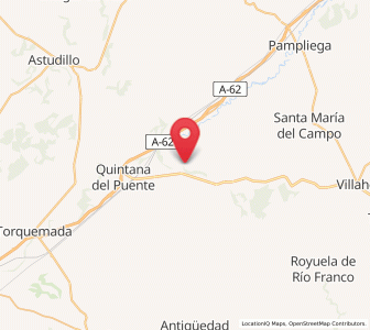 Map of Palenzuela, Castille and León