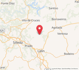 Map of Palmou, Galicia