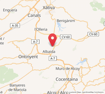 Map of Palomar, Valencia