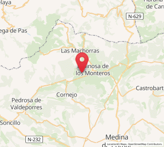 Map of Para, Castille and León