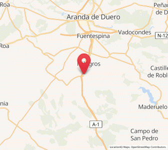 Map of Pardilla, Castille and León