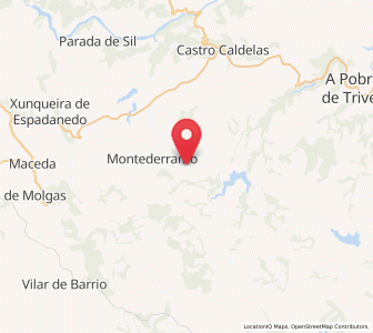 Map of Paredes, Galicia