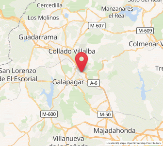 Map of Parquelagos, Madrid