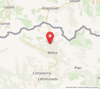 Map of Parzán, Aragon