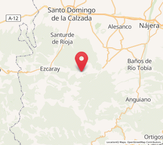 Map of Pazuengos, La Rioja