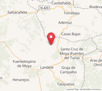 Map of Pedro Izquierdo, Castille-La Mancha