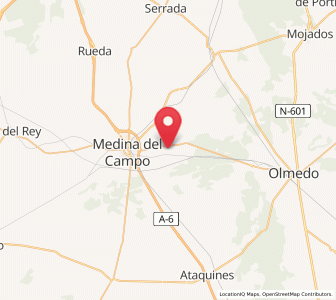 Map of Pedro Miguel, Castille and León