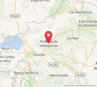 Map of Pedrosa, Castille and León
