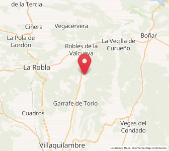 Map of Pedrún de Torío, Castille and León