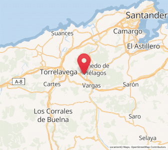 Map of Pegazanes, Cantabria