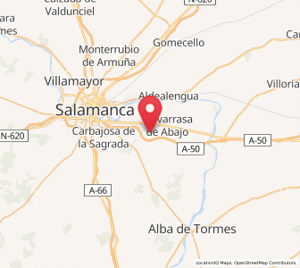 Map of Pelabravo, Castille and León