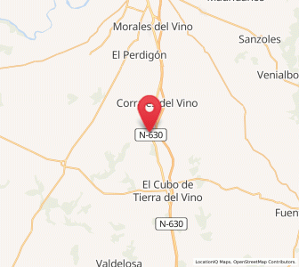 Map of Peleas de Arriba, Castille and León