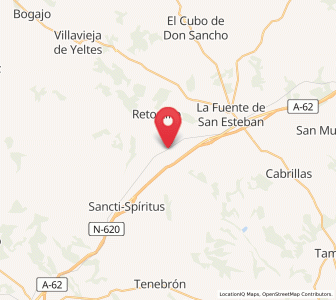 Map of Peña Cuerna, Castille and León