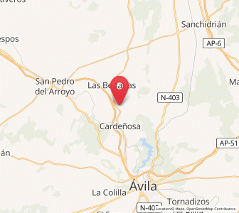 Map of Peñalba de Ávila, Castille and León