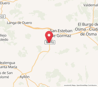 Map of Peñalba de San Esteban, Castille and León