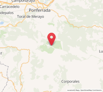 Map of Peñalba de Santiago, Castille and León