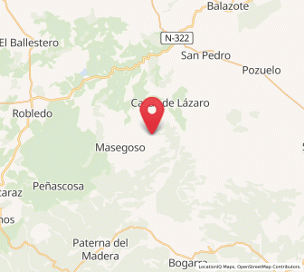 Map of Peñarrubia, Castille-La Mancha