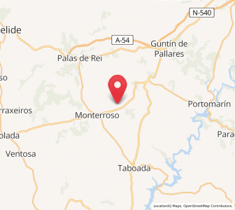 Map of Penas, Galicia