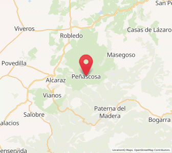 Map of Peñascosa, Castille-La Mancha