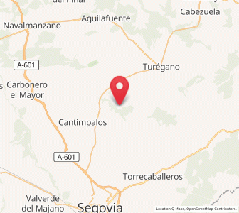 Map of Peñasrubias de Pirón, Castille and León