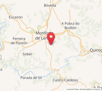 Map of Penela, Galicia