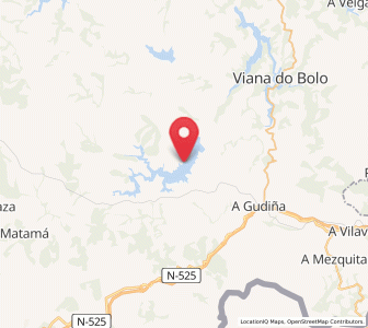 Map of Pentes, Galicia
