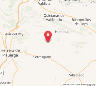 Map of Peones, Castille and León