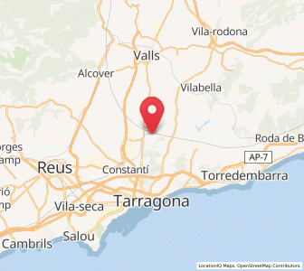 Map of Perafort, Catalonia