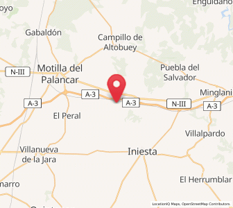 Map of Peraleja, Castille-La Mancha