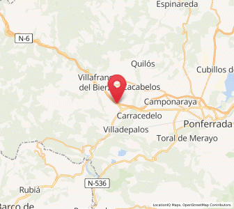 Map of Perandones, Castille and León