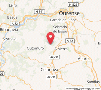 Map of Pereira, Galicia