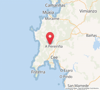 Map of Pereiriña, Galicia