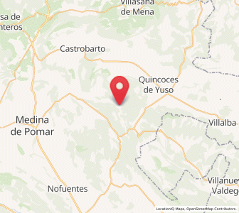 Map of Pérex, Castille and León